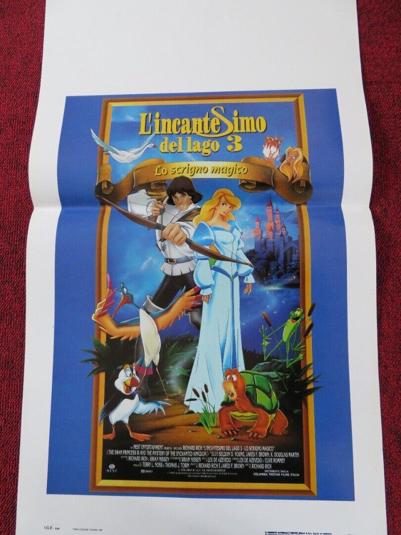 THE SWAN PRINCESS: THE MYSTERY OF ... ITALIAN LOCANDINA (27.5"x13") POSTER 1998