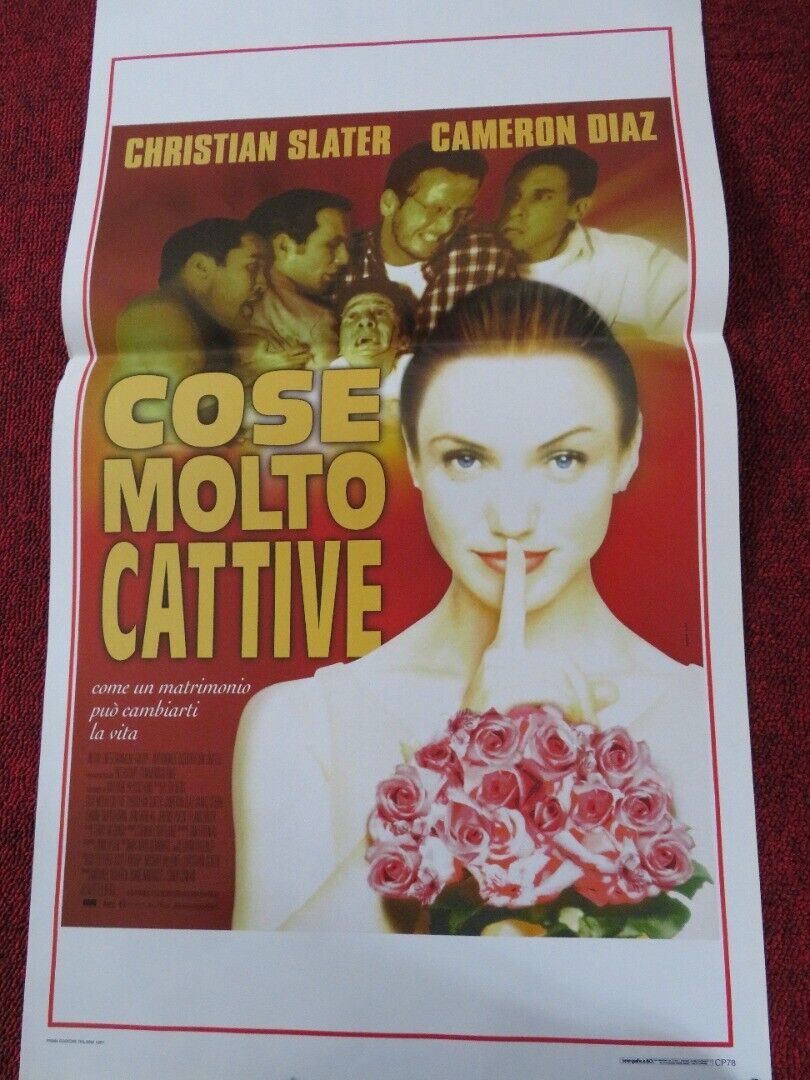 VERY BAD THINGS ITALIAN LOCANDINA (27.5"x13") POSTER CHRISTIAN SLATER 1998