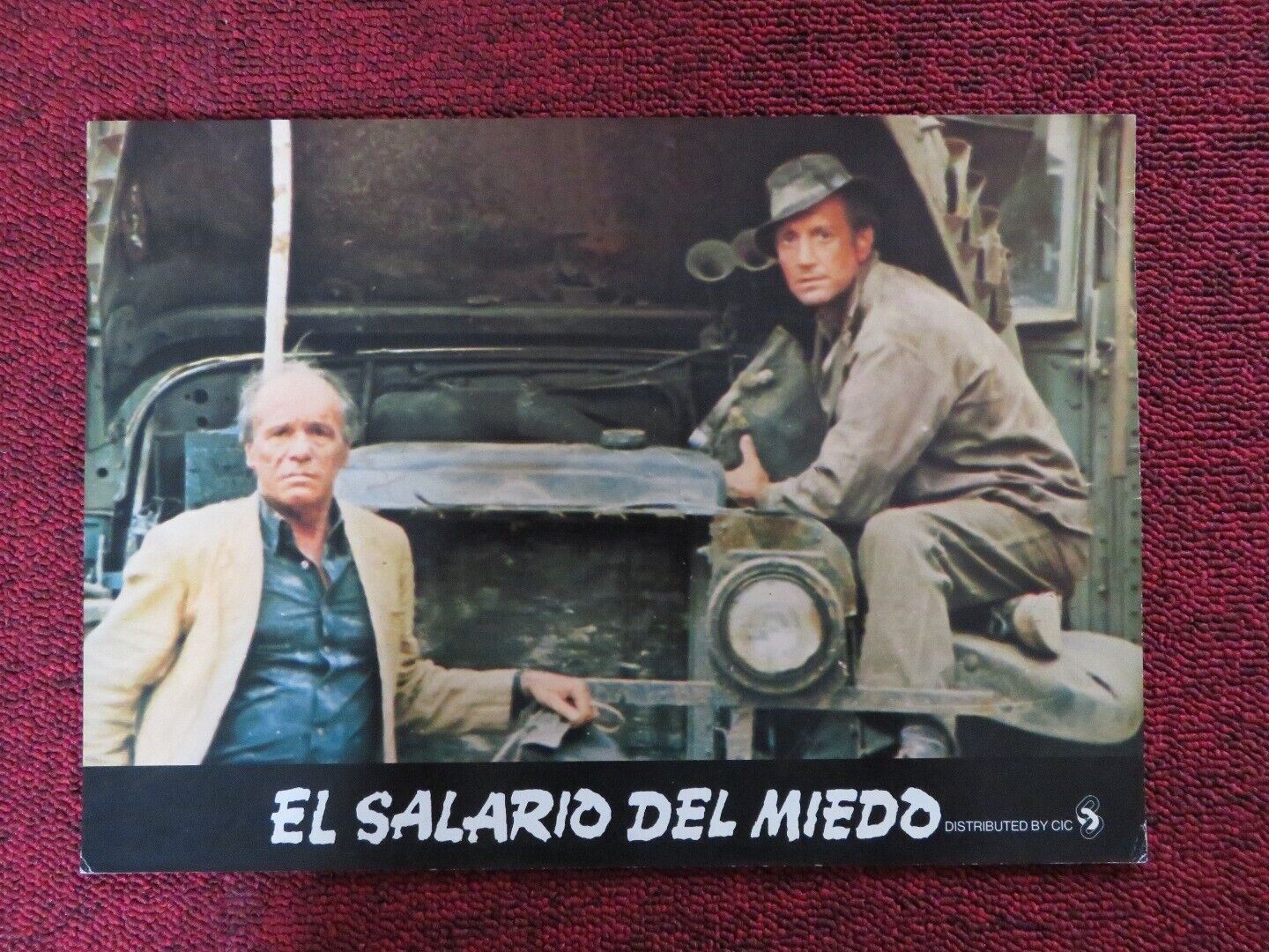 SORCERER - A SPANISH LOBBY CARD ROY SCHEIDER FRANCISCO RABAL 1977