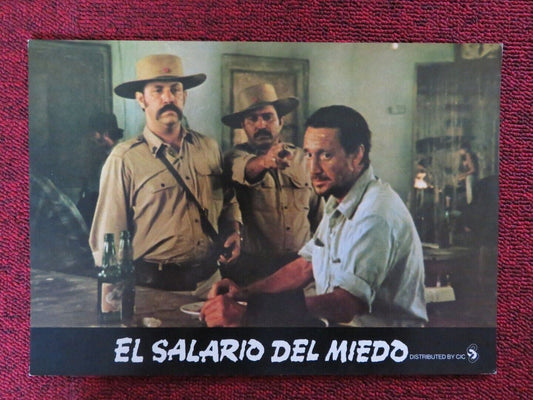 SORCERER - D SPANISH LOBBY CARD ROY SCHEIDER 1977