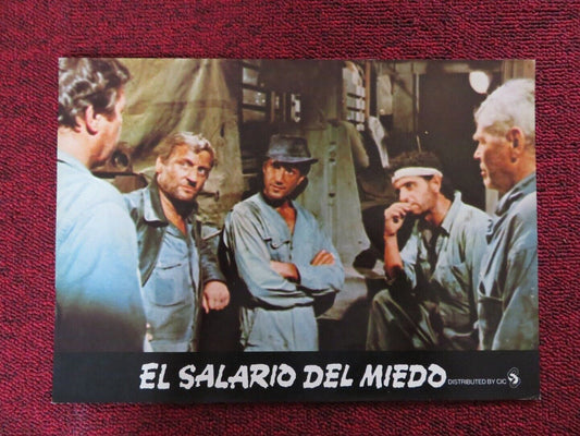 SORCERER - E SPANISH LOBBY CARD ROY SCHEIDER BRUNO CREMER AMIDOU 1977