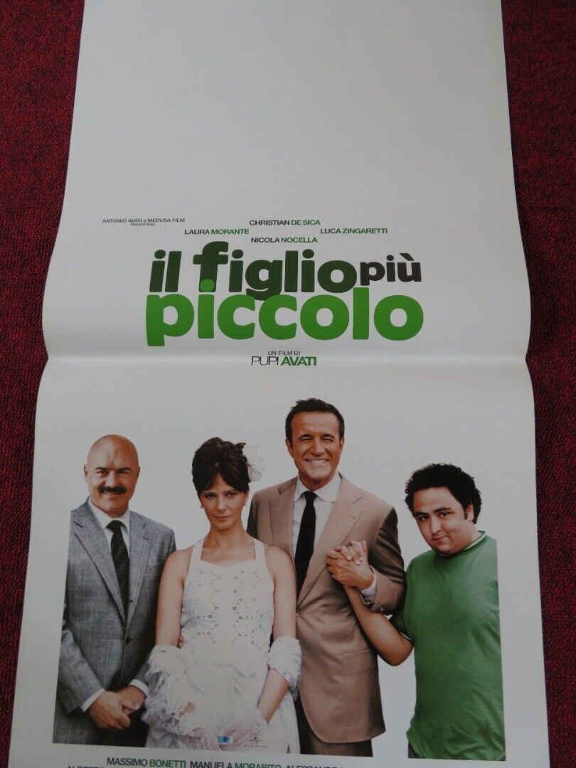 IL FIGLIOPIU PICCOLO ITALIAN LOCANDINA (27.5"x13") POSTER CHRISTIAN DE SICA  '10