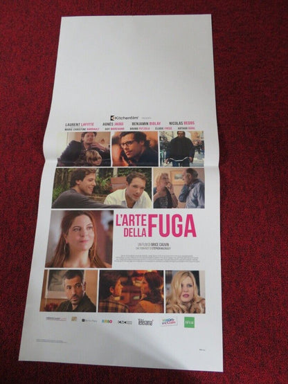 L'ARTE DELLA FUGA  ITALIAN LOCANDINA (27.5"x13") POSTER LAURENT LAFITTE 2014