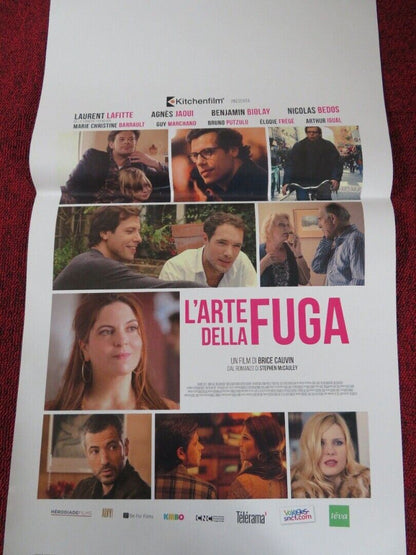 L'ARTE DELLA FUGA  ITALIAN LOCANDINA (27.5"x13") POSTER LAURENT LAFITTE 2014