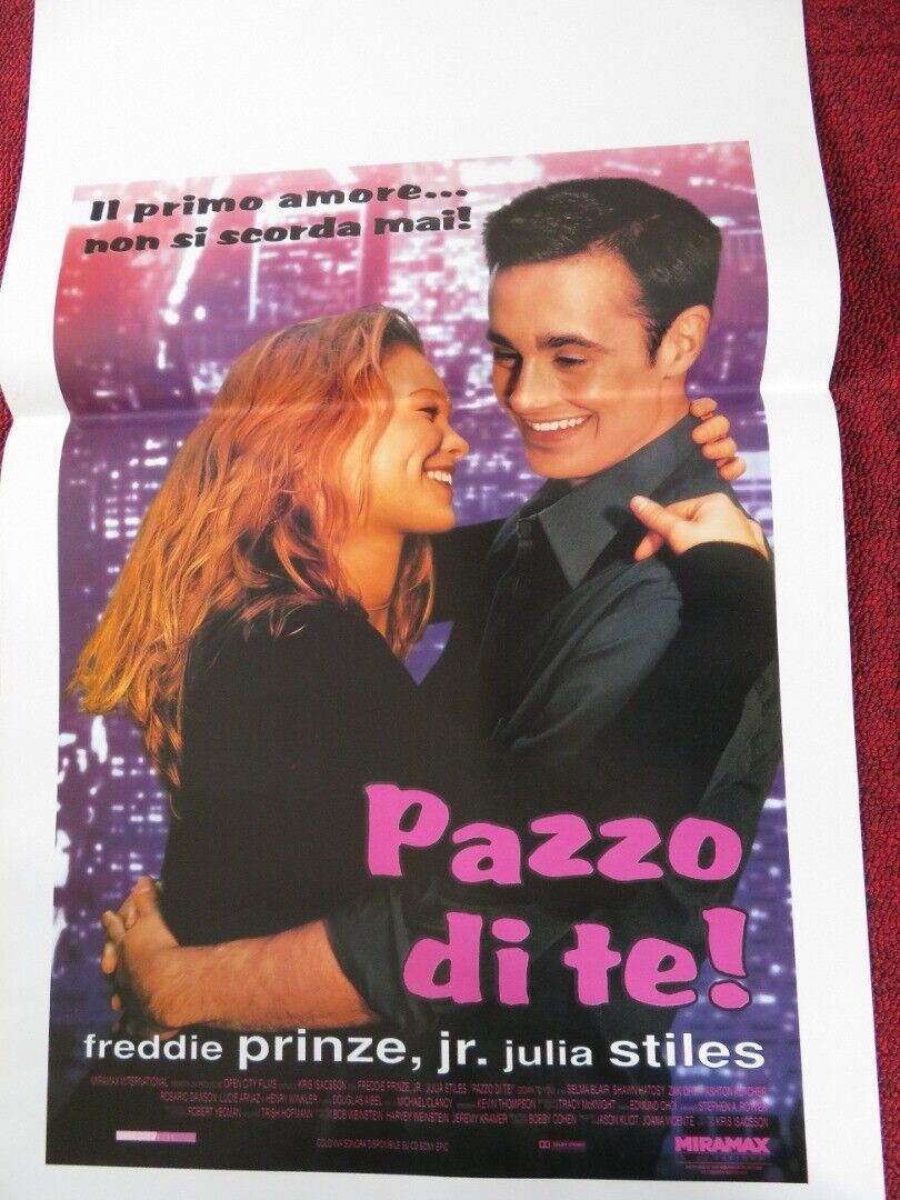 DOWN TO YOU  ITALIAN LOCANDINA (27.5"x13") POSTER FREDDIE PRINZE,JR. 2000