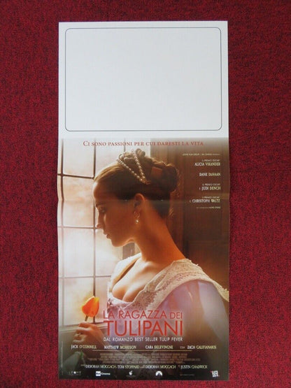 TULIP FEVER ITALIAN LOCANDINA (27"x12.5") POSTER CARA DELEVINGNE 2017