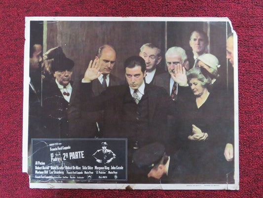 THE GODFATHER: PART II   - B MEXICAN LOBBY CARD AL PACINO ROBERT DUVALL  1974