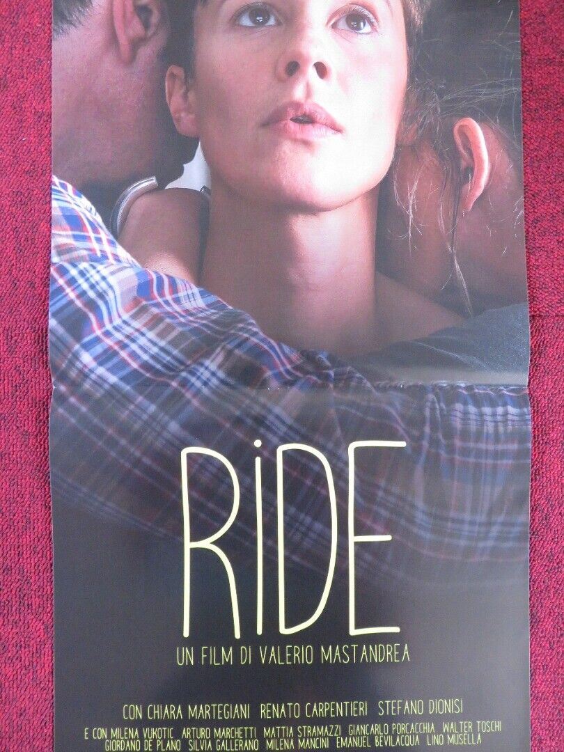 RIDE  ITALIAN LOCANDINA (26.5"x12.5") POSTER VALERIO MASTANDREA 2018