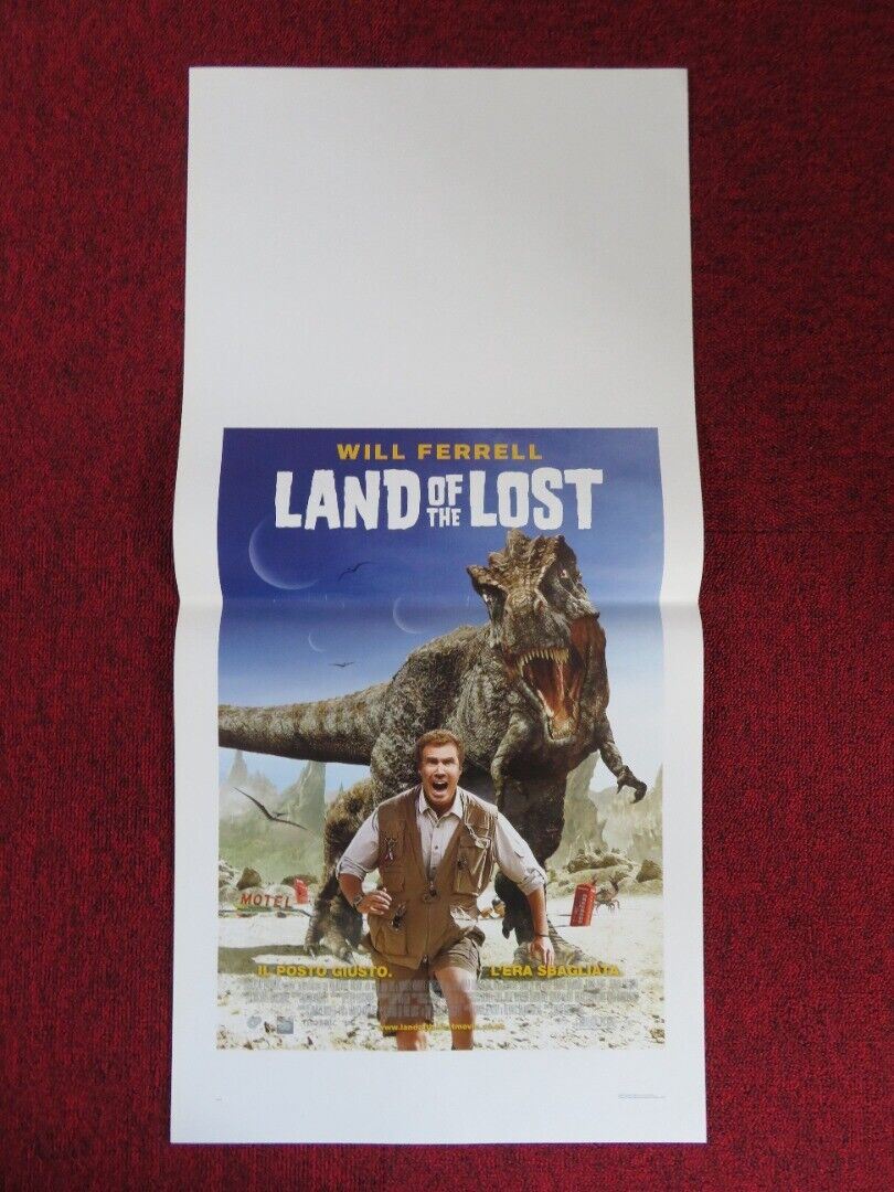 LAND OF THE LOST  ITALIAN LOCANDINA (27.5"x13") POSTER WILL FERRELL 2009