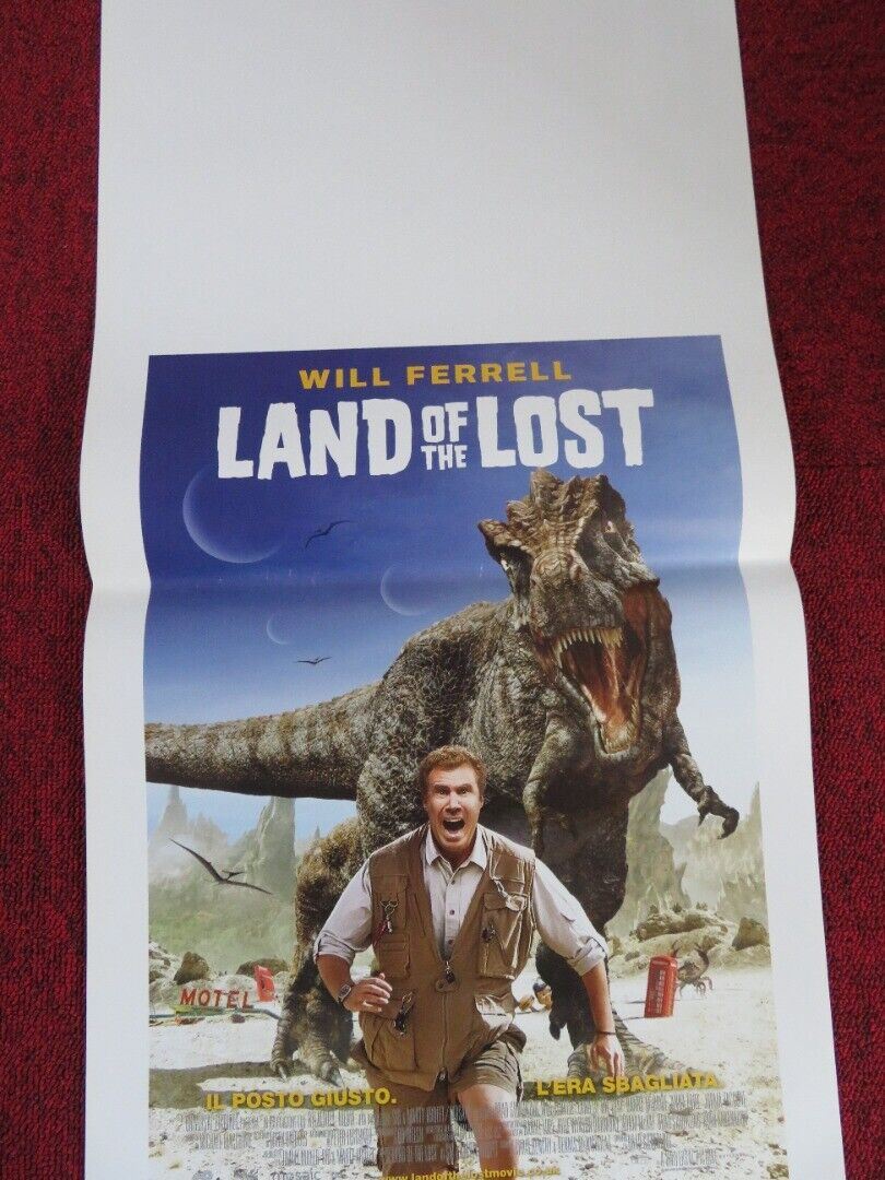 LAND OF THE LOST  ITALIAN LOCANDINA (27.5"x13") POSTER WILL FERRELL 2009