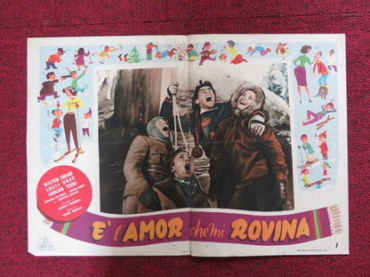 E L'AMOR CHE MI ROVINA  - A ITALIAN FOTOBUSTA POSTER WALTER CHIARI LUCIA BOSE 51