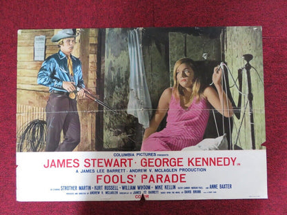 FOOLS' PARADE ITALIAN FOTOBUSTA POSTER JAMES STEWART GEORGE KENNEDY 1971