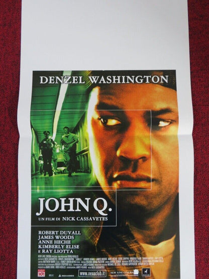 JOHN Q. ITALIAN LOCANDINA (27.5"x13") POSTER DENZEL WASHINGTON 2002