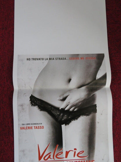 VALERIE DIARIO DI UNA NINFOMANE ITALIAN LOCANDINA (27.5"x12.5") POSTER 2008