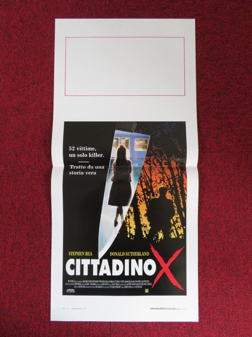 CITIZEN X ITALIAN LOCANDINA (27.5"x13") POSTER STEPHEN REA CHIKATILO 1995