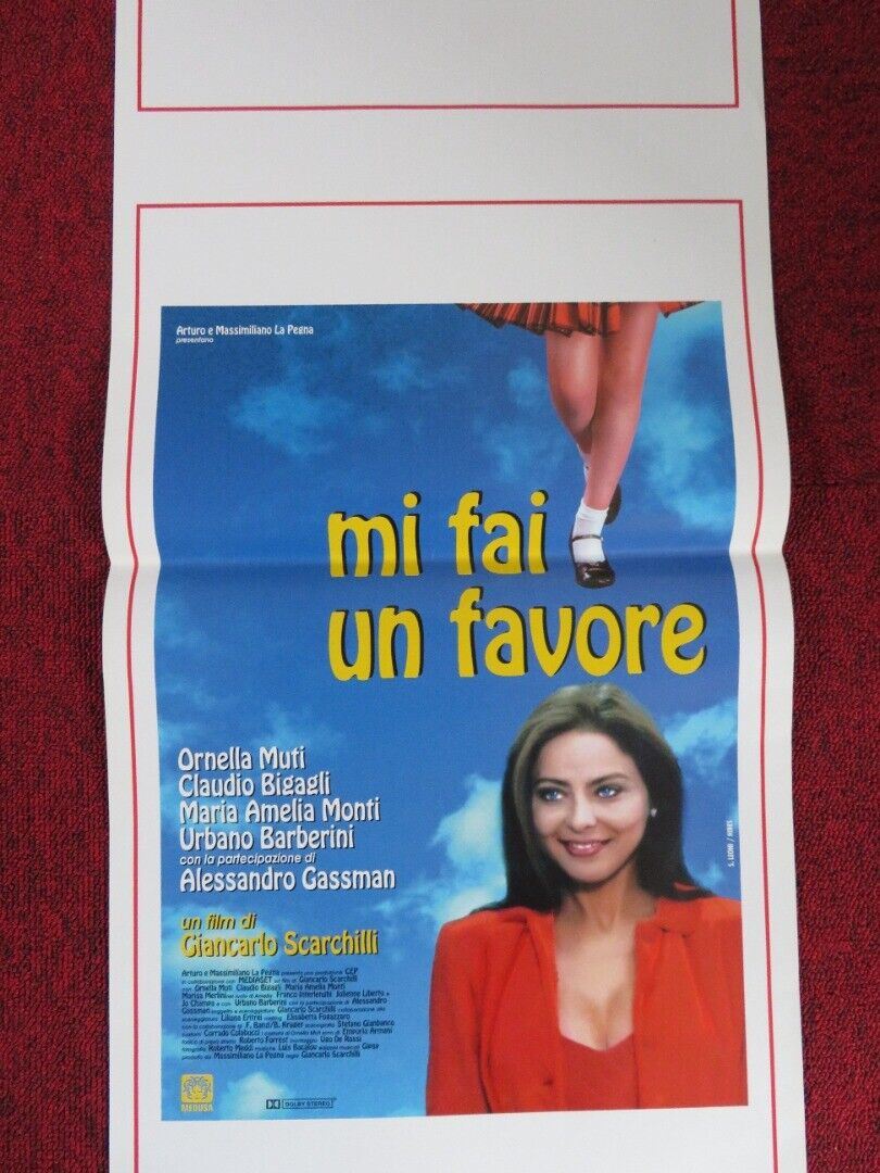 STELLA'S FAVOR ITALIAN LOCANDINA (27.5"x13") POSTER ORNELLA MUTI 1996