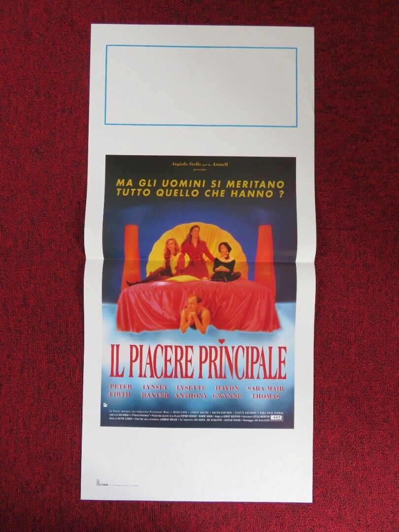 THE PLEASURE PRINCIPLE ITALIAN LOCANDINA (27.5"x13") POSTER  PETER FIRTH 1991