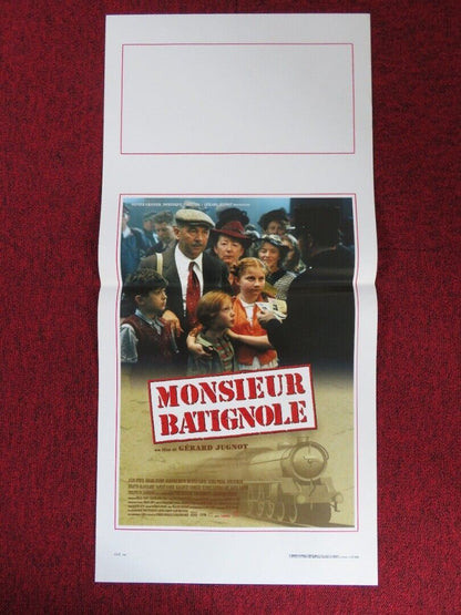 MONSIEUR BATIGNOLE  ITALIAN LOCANDINA (27.5"x13") POSTER  GERARD JUGNOT 2002