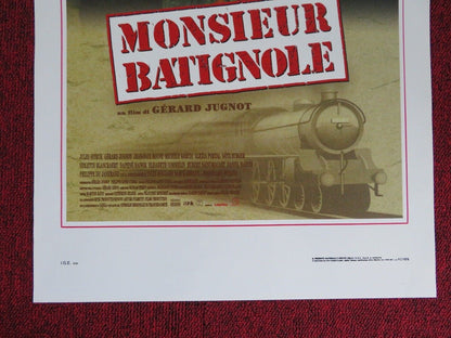 MONSIEUR BATIGNOLE  ITALIAN LOCANDINA (27.5"x13") POSTER  GERARD JUGNOT 2002