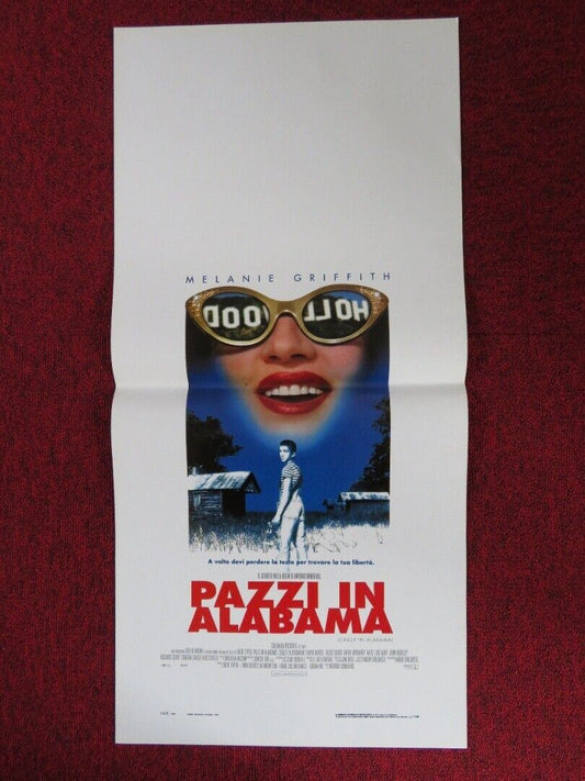 CRAZY IN ALABAMA  ITALIAN LOCANDINA (27.5"x13") POSTER MELANIE GRIFFITH 1999