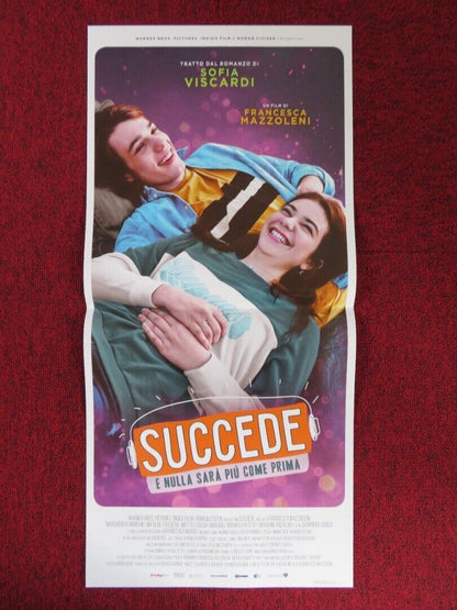 SUCCEDE  ITALIAN LOCANDINA (27"x12.5") POSTER MARGHERITA MORCHIO 2018