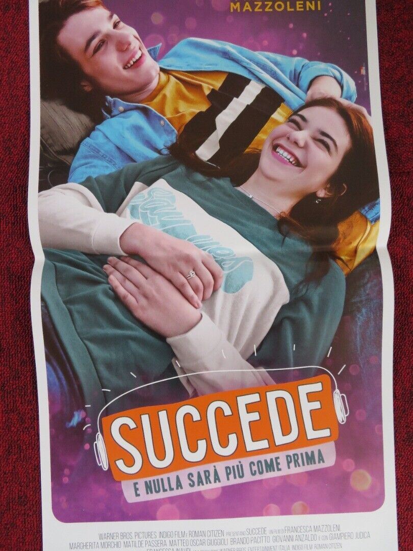 SUCCEDE  ITALIAN LOCANDINA (27"x12.5") POSTER MARGHERITA MORCHIO 2018