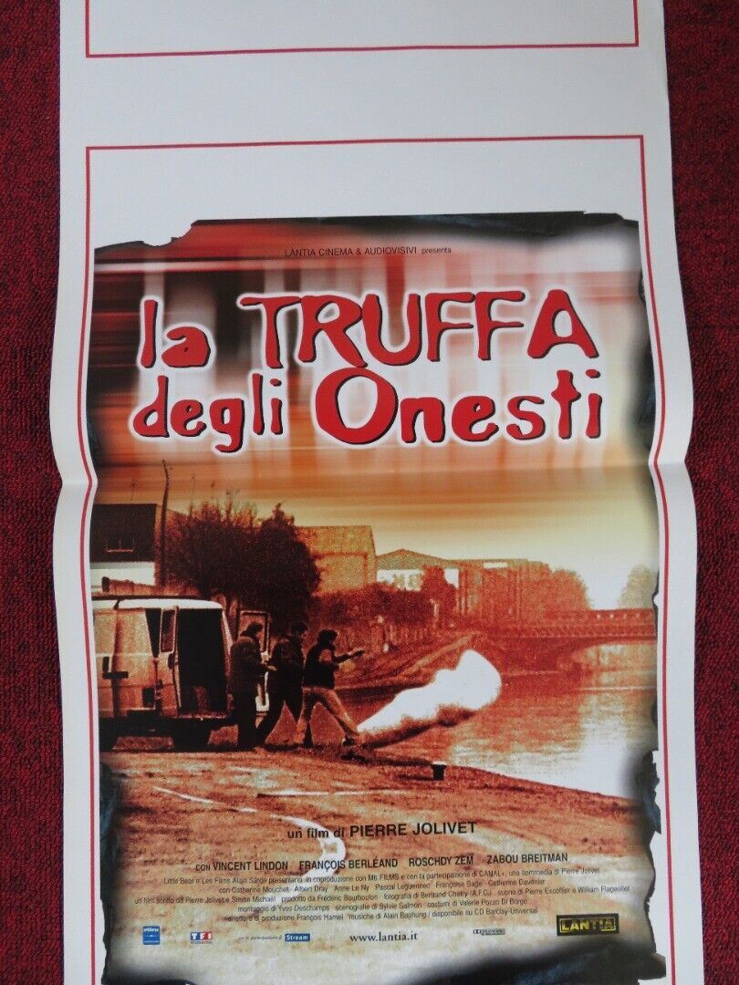 LA TRUFFA DEGLI ONESTI  ITALIAN LOCANDINA (27.5"x13") POSTER VINCENT LINDON 1999