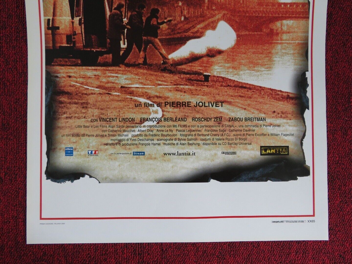 LA TRUFFA DEGLI ONESTI  ITALIAN LOCANDINA (27.5"x13") POSTER VINCENT LINDON 1999