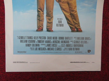 TWINS ITALIAN LOCANDINA (27.5"x13.5") POSTER SCHWARZENEGGER DEVITO 1989