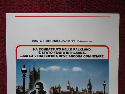 FOR QUEEN & COUNTRY ITALIAN LOCANDINA (27.5"x13") POSTER D WASHINGTON 1989