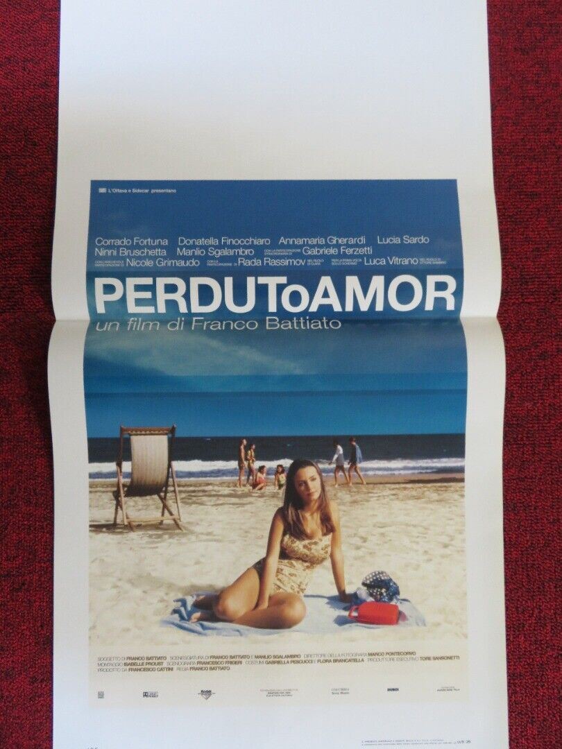 PERDUTO AMOR ITALIAN LOCANDINA (27.5"x13") POSTER CORRADO FORTUNA 2003