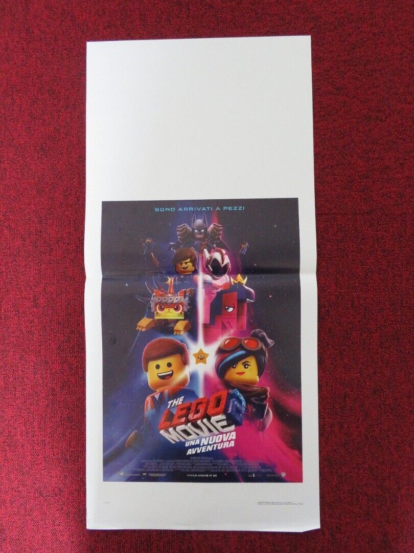 THE LEGO MOVIE 2: THE SECOND PART ITALIAN LOCANDINA (27.5"x13") POSTER 2019