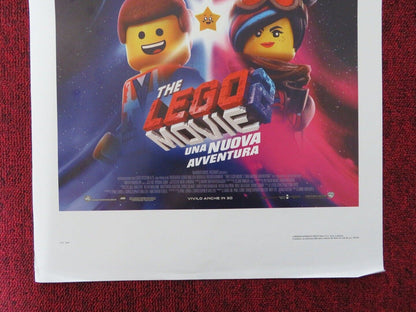 THE LEGO MOVIE 2: THE SECOND PART ITALIAN LOCANDINA (27.5"x13") POSTER 2019