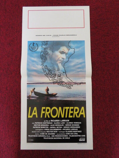 LA FRONTERA ITALIAN LOCANDINA (27.5"x13") POSTER PATRICIO CONTRERAS GLORIA LASO