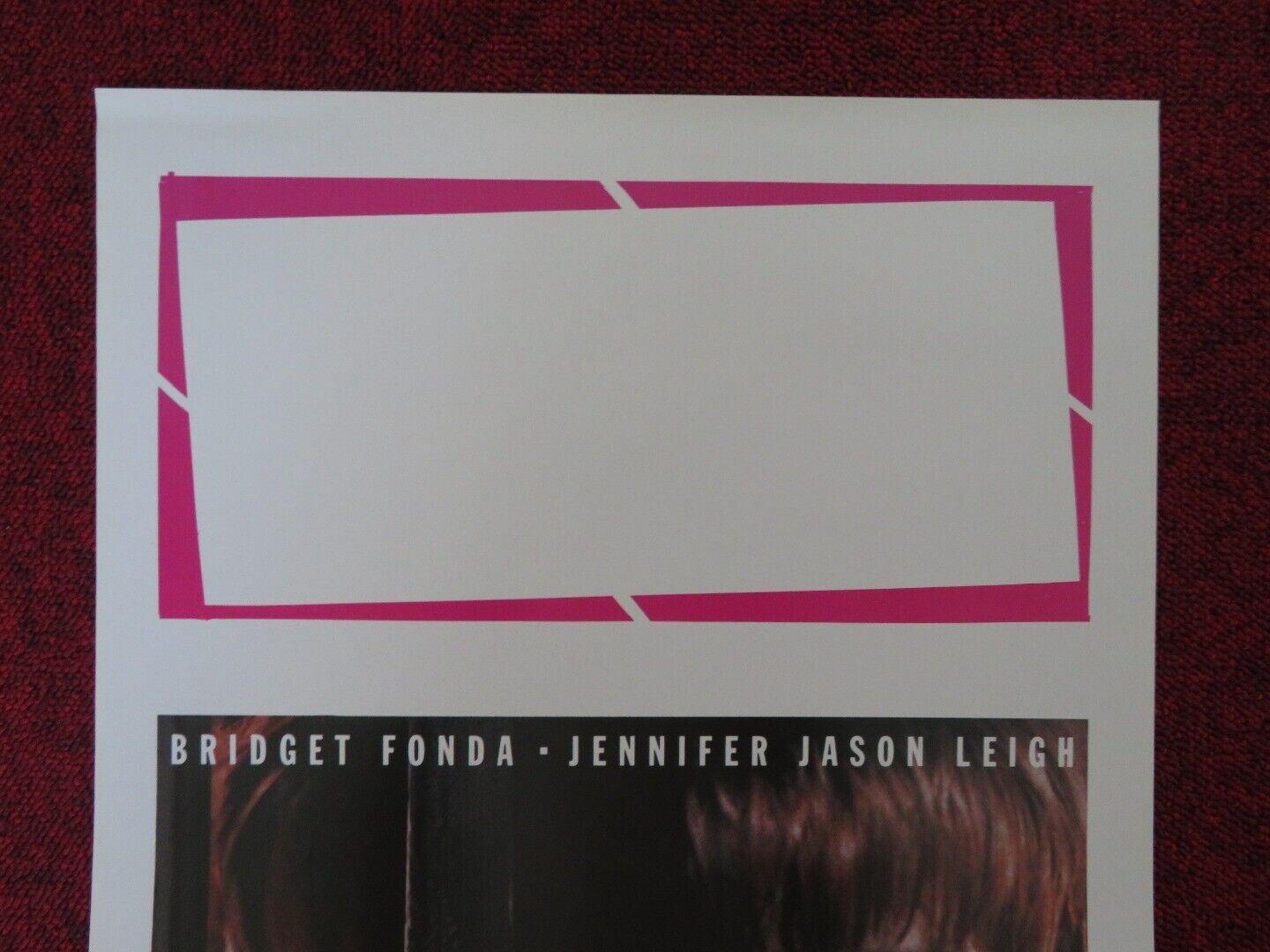 SINGLE WHITE FEMALE ITALIAN LOCANDINA (27.5"x13") POSTER BRIDGET FONDA 1992