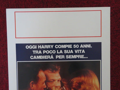 TWICE IN A LIFETIME ITALIAN LOCANDINA (27.5"x13") POSTER GENE HACKMAN 1987