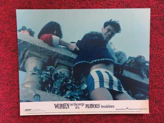 WOMEN ON THE VERGE OF A NERVOUS BREAKDOWN - B LOBBY CARD ANTONIO BANDERAS 1988