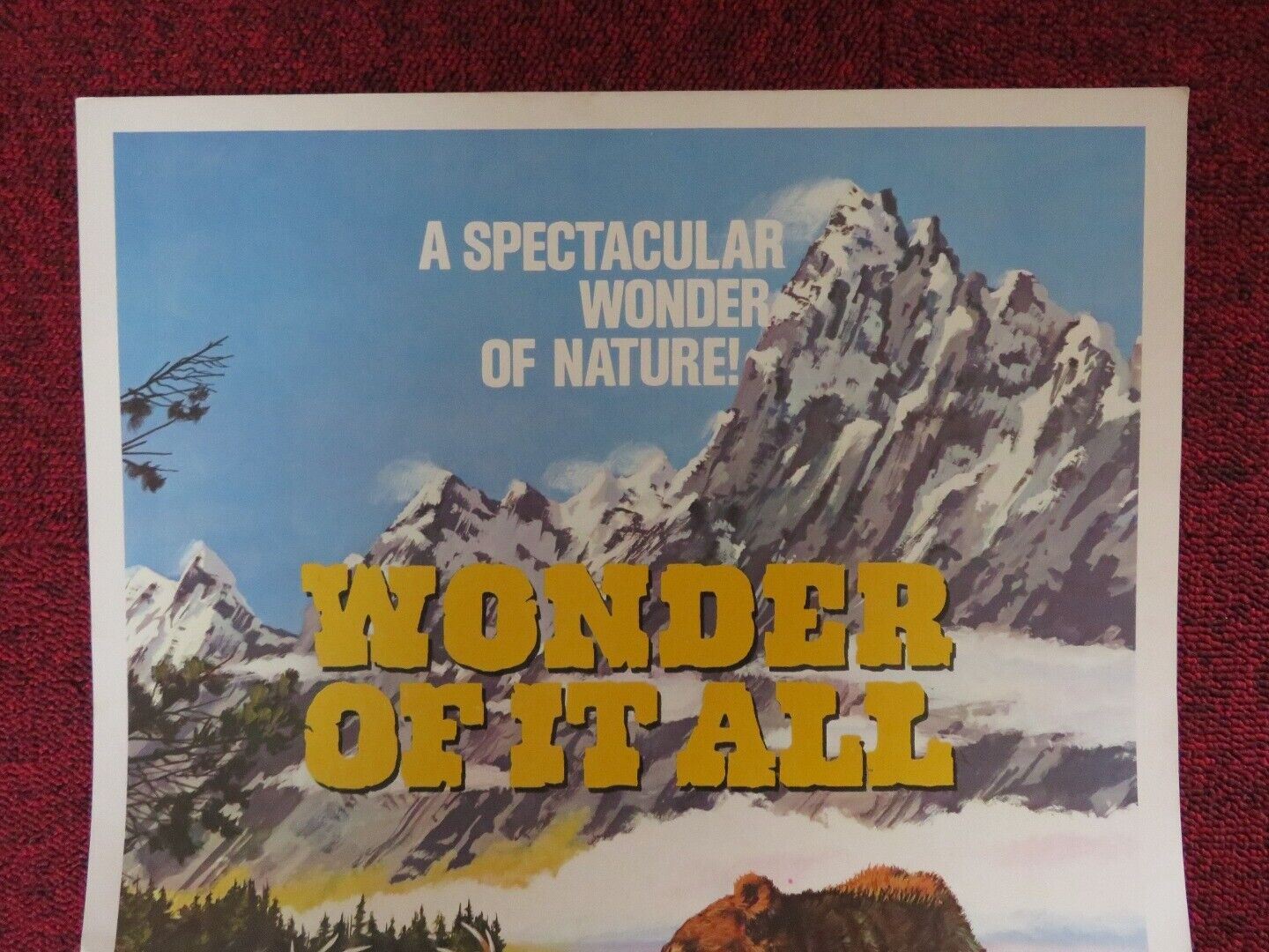 WONDER OF IT ALL WINDOW CARD LES BIEGEL 1974