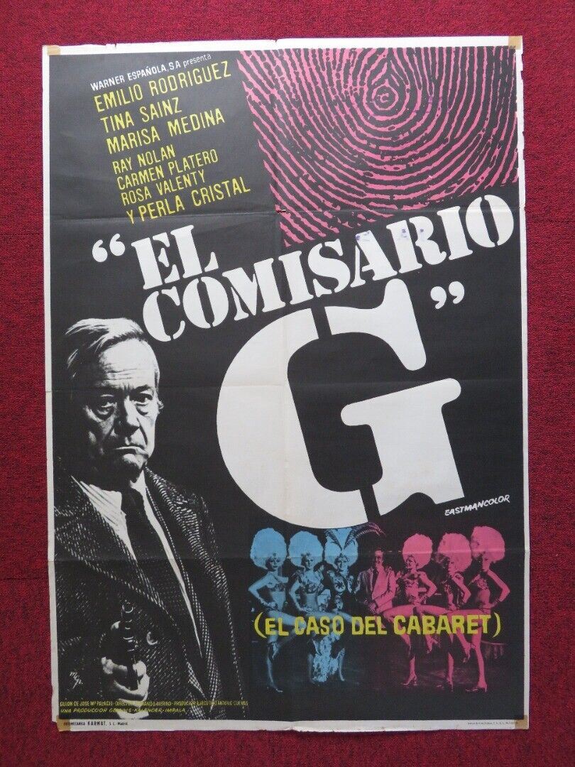 EL COMISARIO G. EN EL CASO DEL CABERET SPANISH ROLLED POSTER JOSE LUIS BARINGO