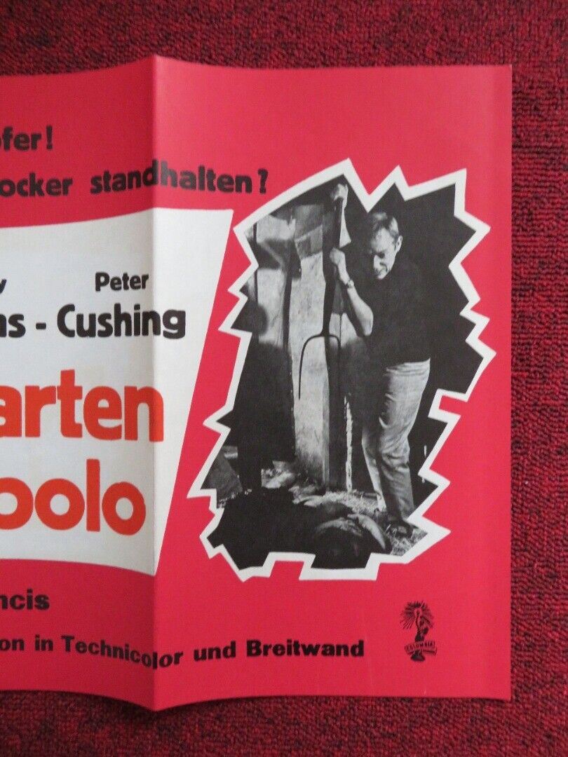 TORTURE GARDEN GERMAN POSTER (26.5"x 12") JACK PALANCE BURGESS MEREDITH 1967