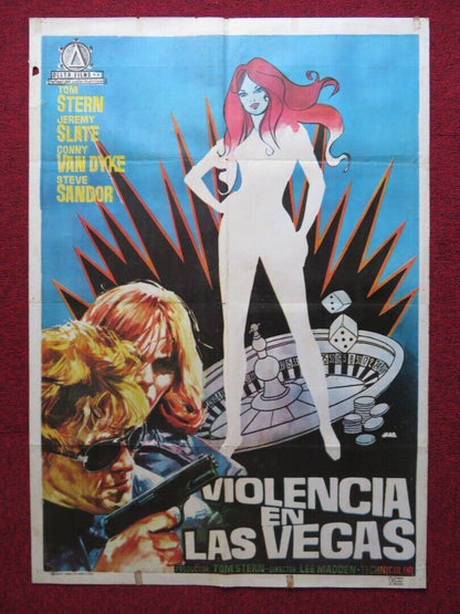 HELL'S ANGELS '69 SPANISH ROLLED POSTER TOM STERN JEREMY SLATE 1969