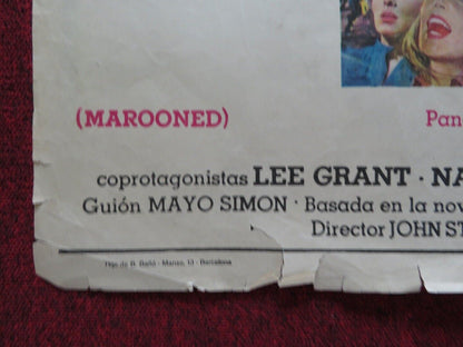 MAROONED SPANISH ROLLED POSTER GREGORY PECK GENE HACKMAN 1969