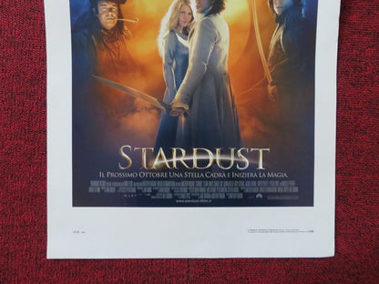 STARDUST  ITALIAN LOCANDINA (27.5"x13") POSTER ROBERT DE NIRO 2007