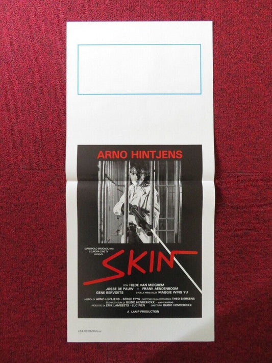 SKIN ITALIAN LOCANDINA (27.5"x12.5") POSTER ARNO HINTJENS 1987