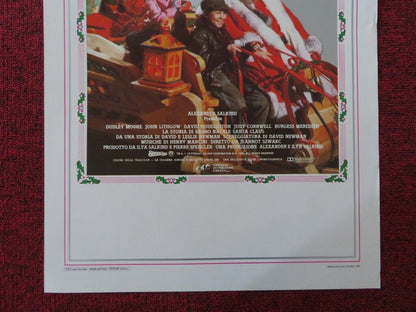 SANTA CLAUS: THE MOVIE ITALIAN LOCANDINA (27.5"x13") POSTER DUDLEY MOORE 1985