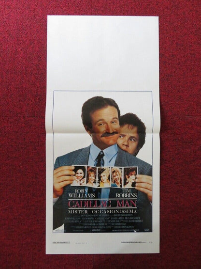 CADILLAC MAN  ITALIAN LOCANDINA (27.5"x13") POSTER ROBIN WILLIAMS T ROBBINS 1990