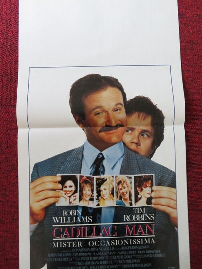 CADILLAC MAN  ITALIAN LOCANDINA (27.5"x13") POSTER ROBIN WILLIAMS T ROBBINS 1990