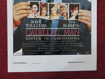 CADILLAC MAN  ITALIAN LOCANDINA (27.5"x13") POSTER ROBIN WILLIAMS T ROBBINS 1990