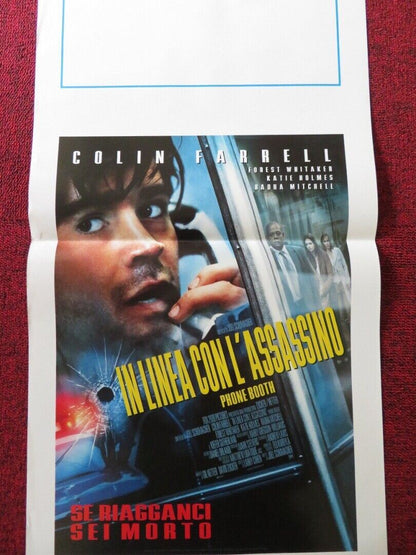 PHONE BOOTH ITALIAN LOCANDINA (27.5"x13") POSTER COLIN FARRELL 2002