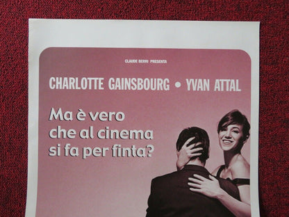 MIA MOGLIE E' UN'ATTRICE ITALIAN LOCANDINA (27.5"x13") POSTER YVAN ATTAL 2003